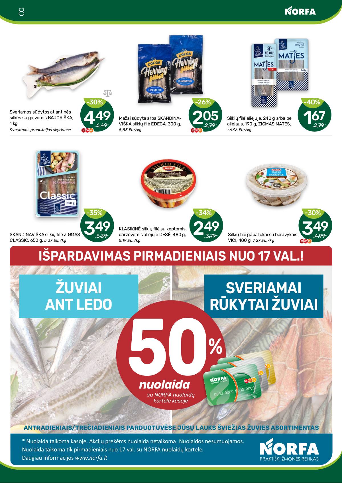 Norfa - Akcijų leidinys NORFA Nr. 18 (492) 8 puslapis