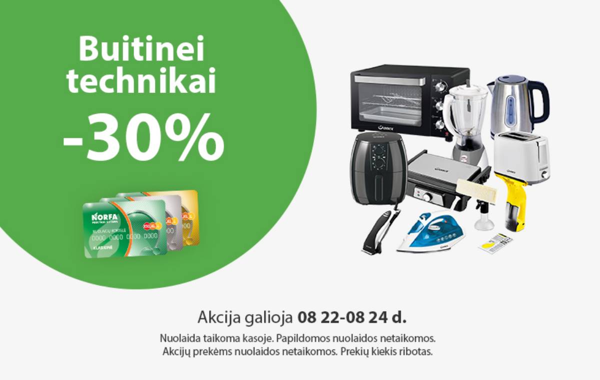 Norfa - Norfa savaitgalio akcijos | 2025-08-22 - 2025-08-24 2 puslapis