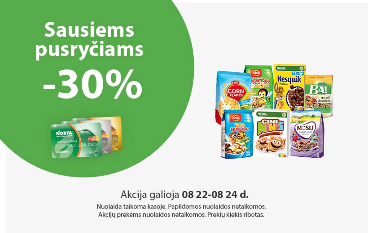 Norfa - Norfa savaitgalio akcijos | 2025-08-22 - 2025-08-24 7 puslapis