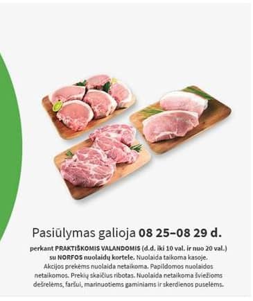 Norfa - NORFA nuolaidos PRAKTIŠKOMIS VALANDOMIS 2025-08-25 – 2025-08-29