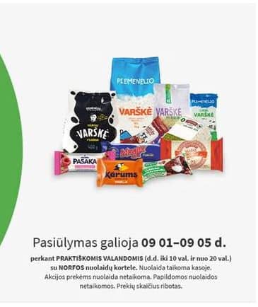 Norfa - NORFA nuolaidos PRAKTIŠKOMIS VALANDOMIS 2025-09-01 – 2025-09-05
