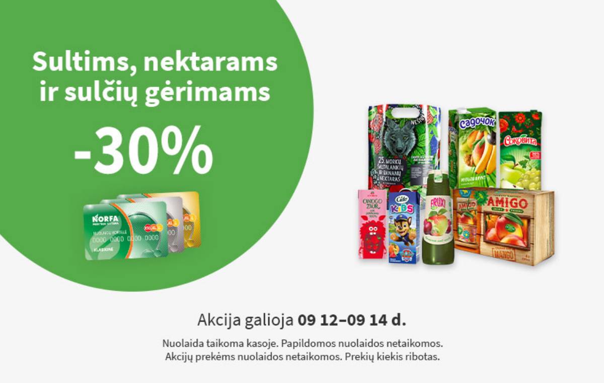 Norfa - Norfa savaitgalio akcijos | 2025-09-12 - 2025-09-14 3 puslapis