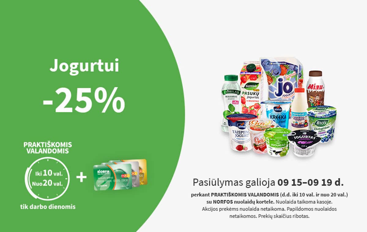 Norfa - NORFA nuolaidos PRAKTIŠKOMIS VALANDOMIS 1 puslapis