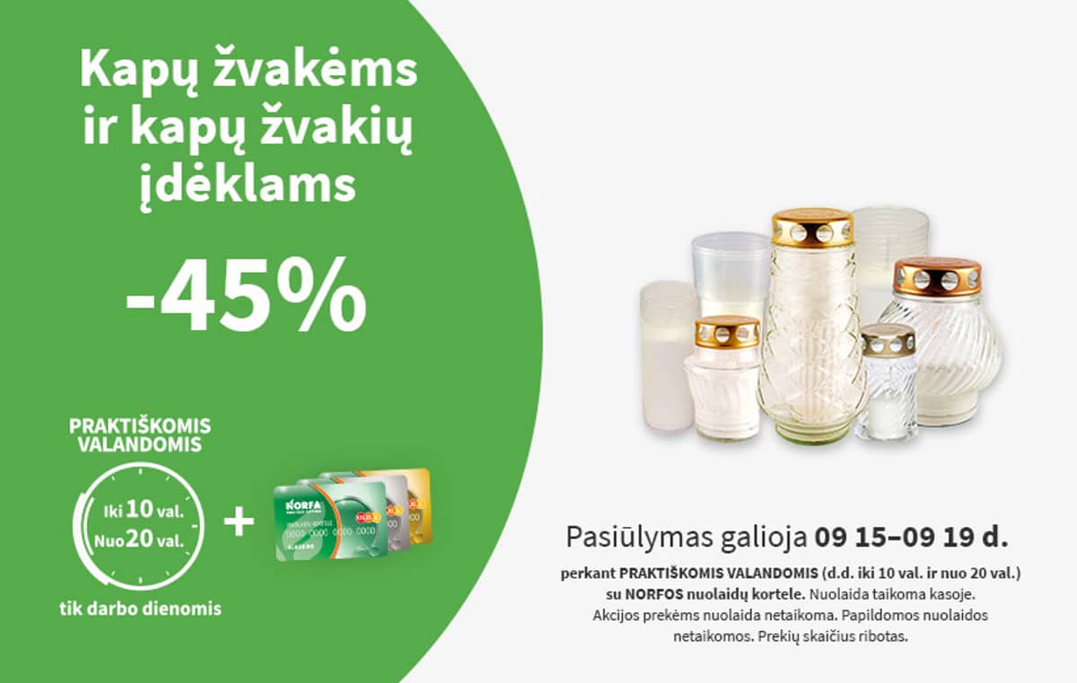 Norfa - NORFA nuolaidos PRAKTIŠKOMIS VALANDOMIS 2 puslapis