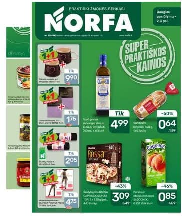 Norfa - Akcijų leidinys NORFA Nr. 20 (494) 2025-09-17 – 2025-10-01