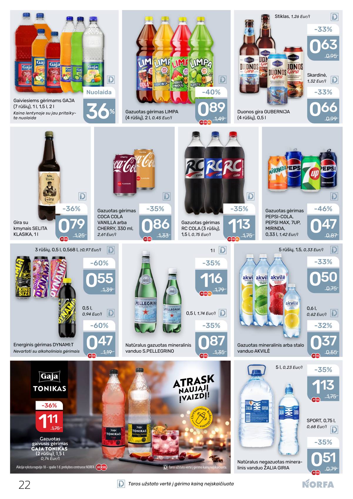 Norfa - Akcijų leidinys NORFA Nr. 20 (494) 22 puslapis