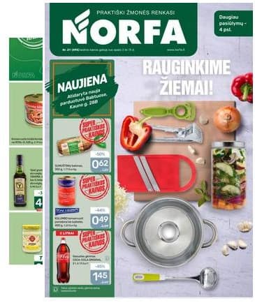Norfa - NORFA Akcijų leidinys Nr. 21| 2025-10-02 - 2025-10-15 2025-10-02 – 2025-10-15