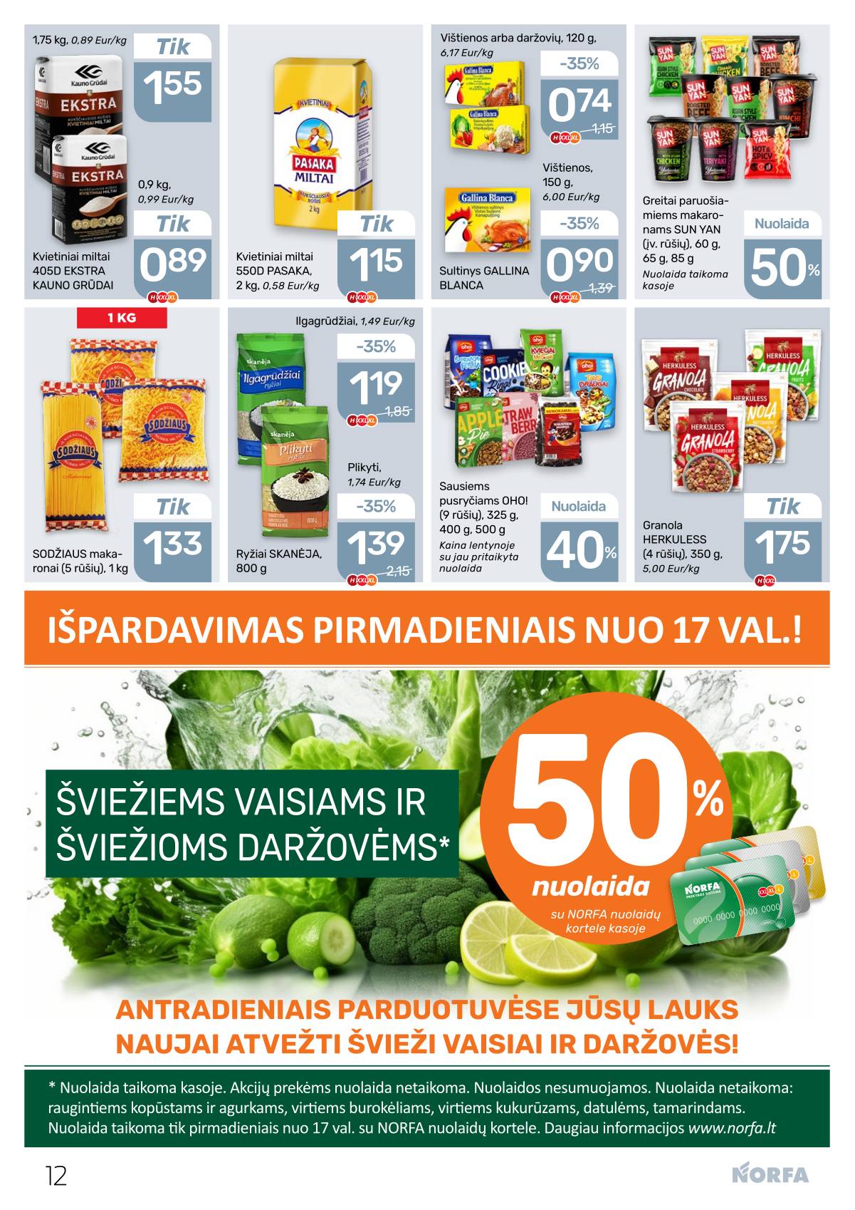 Norfa - NORFA Akcijų leidinys Nr. 21| 2025-10-02 - 2025-10-15 12 puslapis