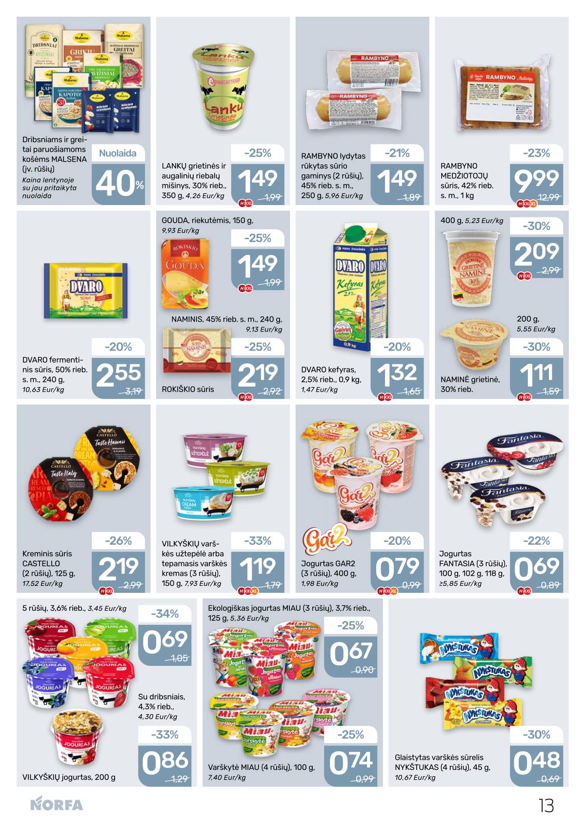 Norfa - NORFA Akcijų leidinys Nr. 21| 2025-10-02 - 2025-10-15 13 puslapis