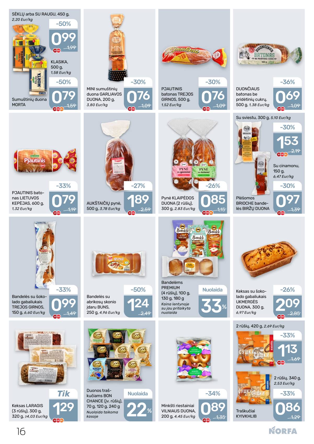 Norfa - NORFA Akcijų leidinys Nr. 21| 2025-10-02 - 2025-10-15 16 puslapis