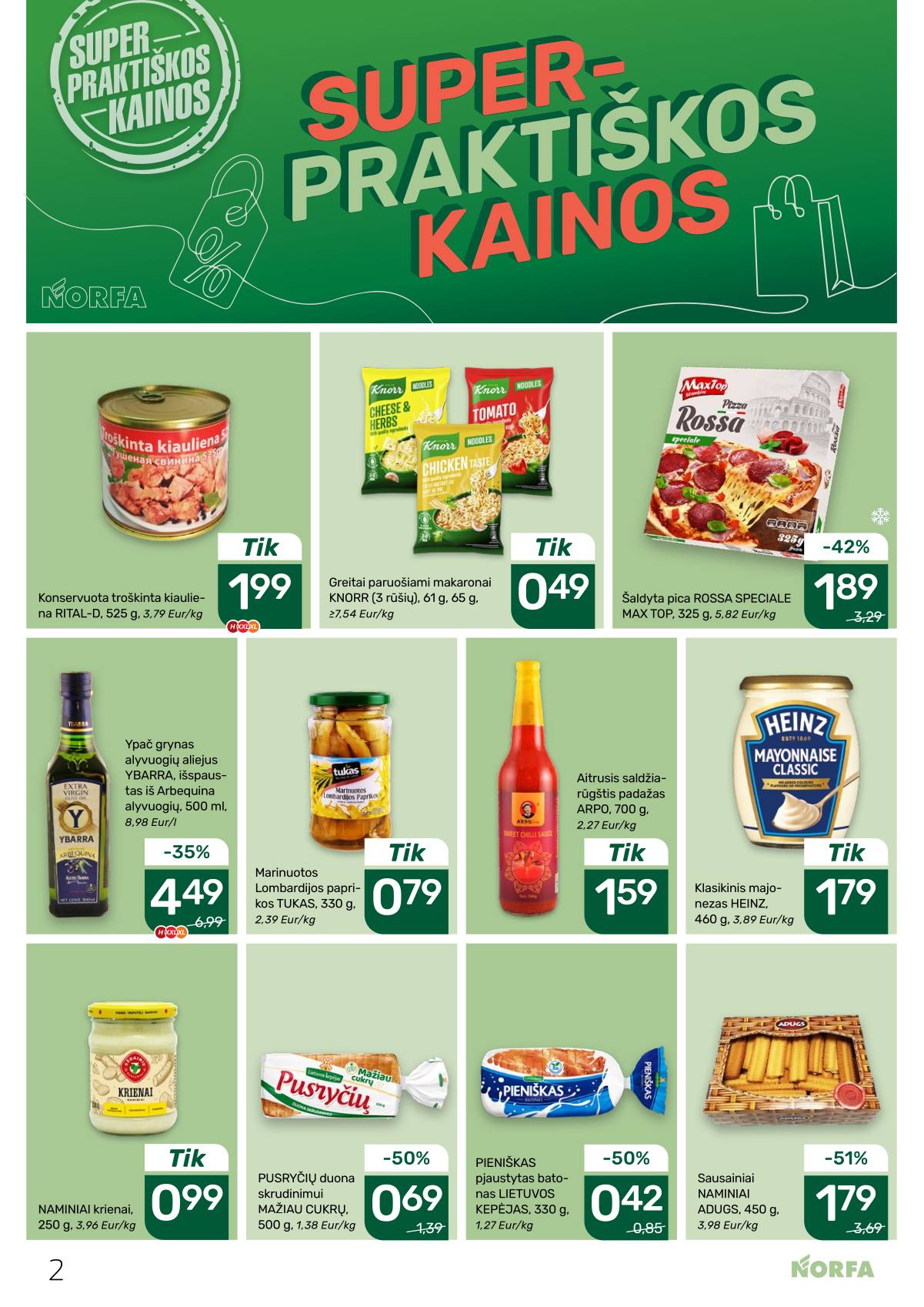 Norfa - NORFA Akcijų leidinys Nr. 21| 2025-10-02 - 2025-10-15 2 puslapis