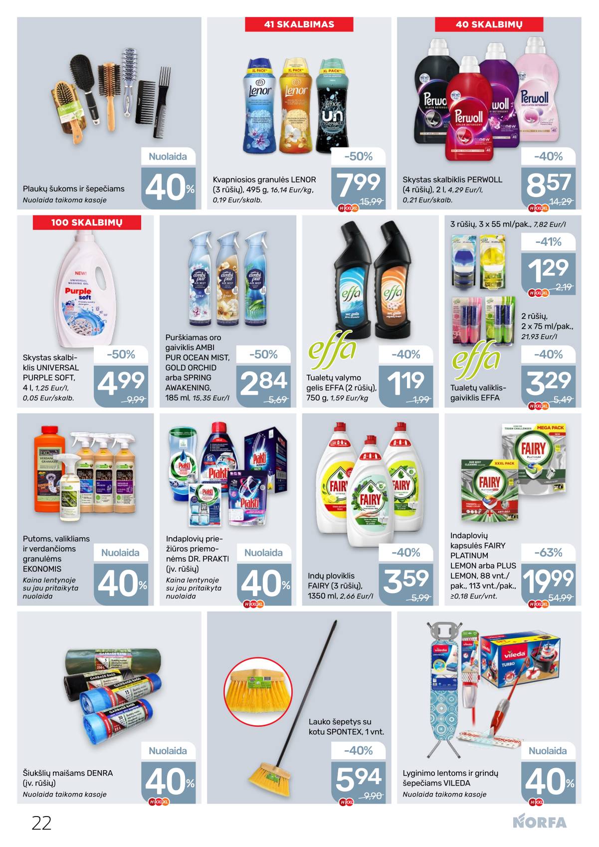 Norfa - NORFA Akcijų leidinys Nr. 21| 2025-10-02 - 2025-10-15 22 puslapis