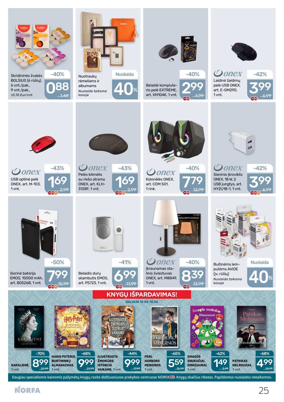 Norfa - NORFA Akcijų leidinys Nr. 21| 2025-10-02 - 2025-10-15 25 puslapis