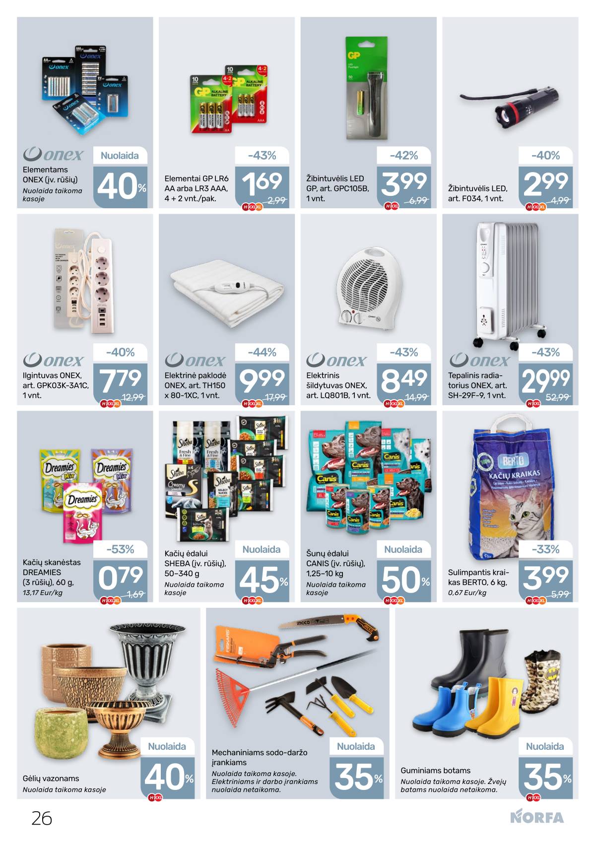Norfa - NORFA Akcijų leidinys Nr. 21| 2025-10-02 - 2025-10-15 26 puslapis