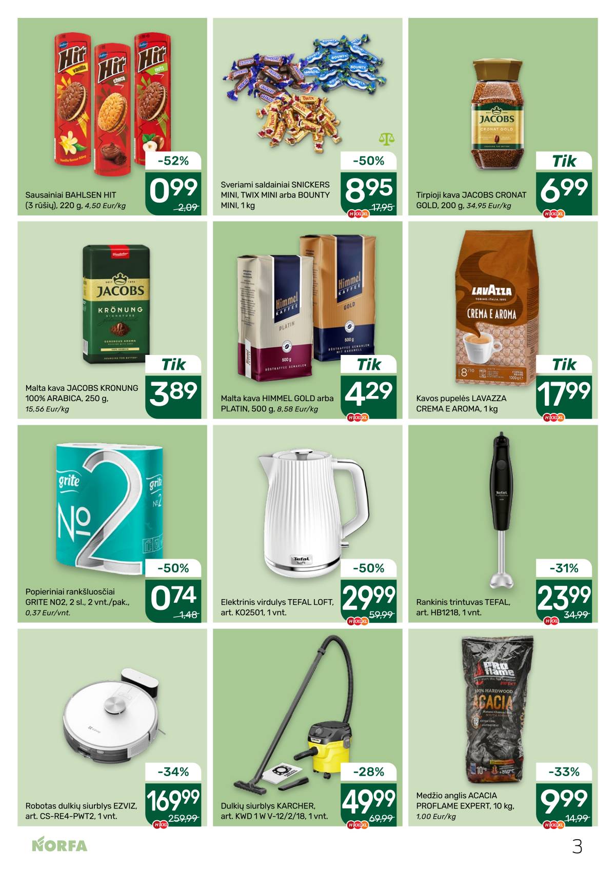 Norfa - NORFA Akcijų leidinys Nr. 21| 2025-10-02 - 2025-10-15 3 puslapis