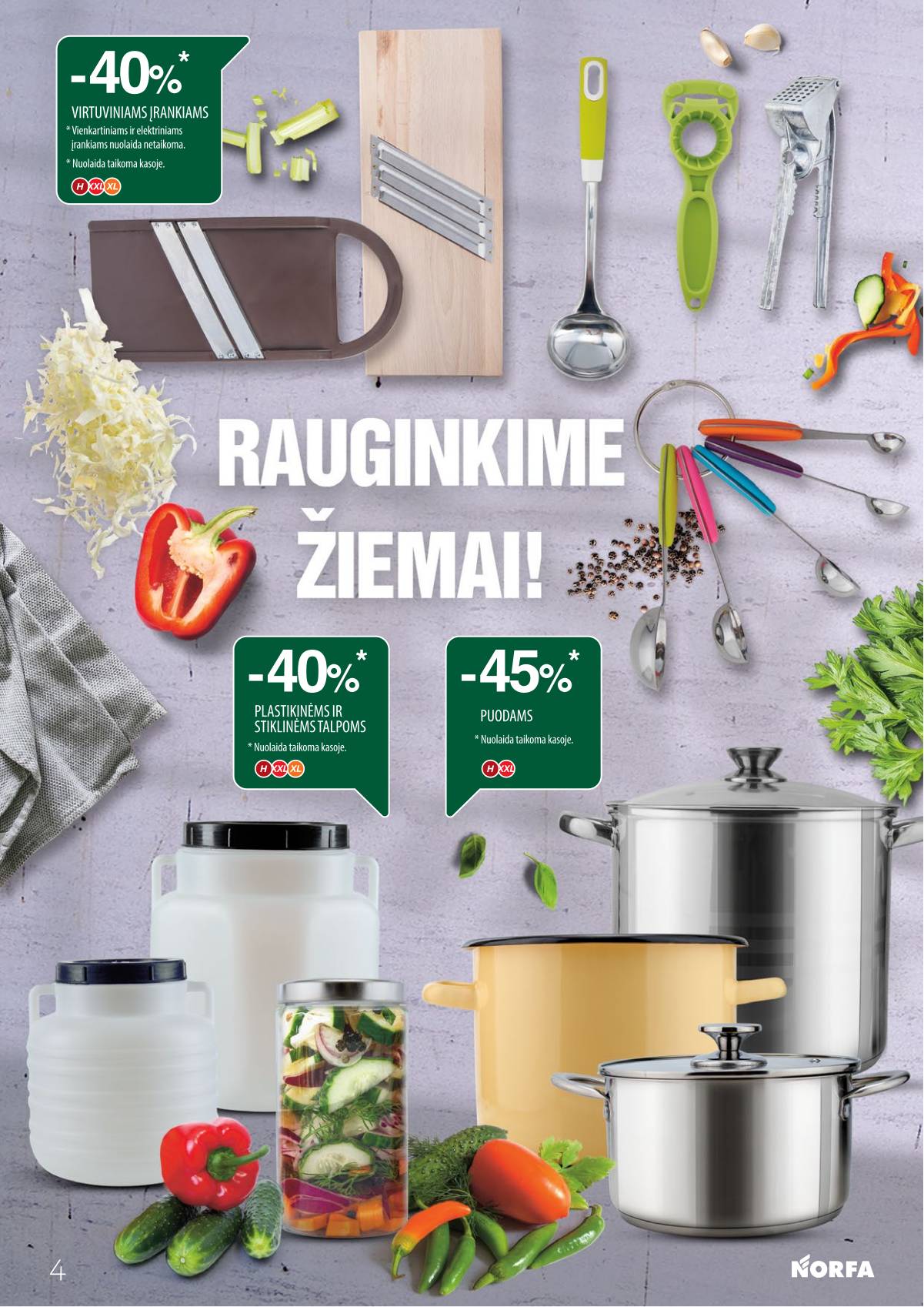 Norfa - NORFA Akcijų leidinys Nr. 21| 2025-10-02 - 2025-10-15 4 puslapis