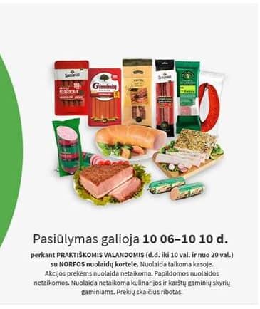 Norfa - NORFA nuolaidos PRAKTIŠKOMIS VALANDOMIS 2025-10-06 – 2025-10-10