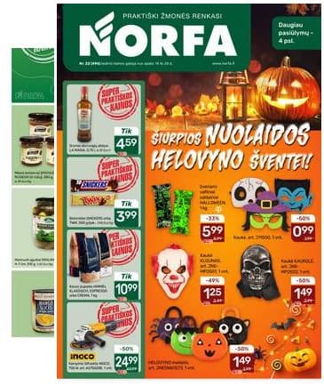 Norfa - Akcijų leidinys NORFA Nr. 22 (496) 2025-10-16 – 2025-10-29