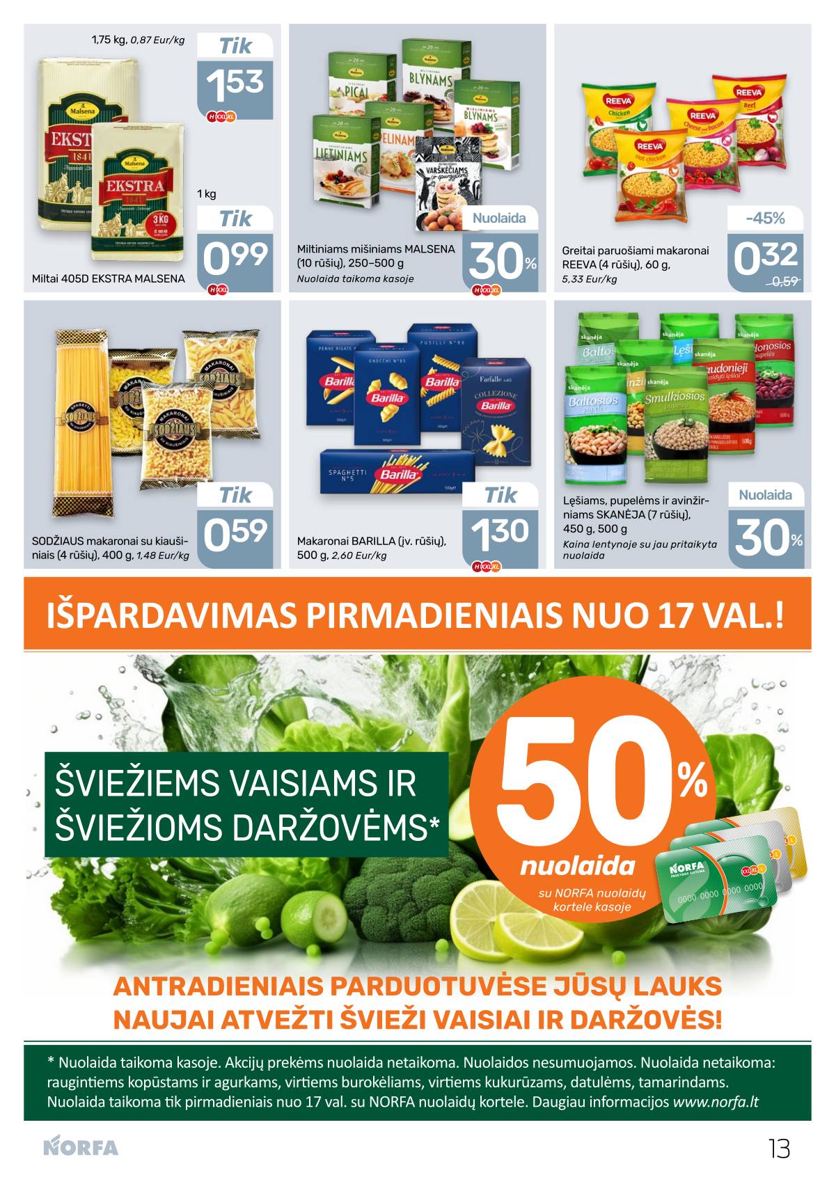 Norfa - Akcijų leidinys NORFA Nr. 22 (496) 13 puslapis