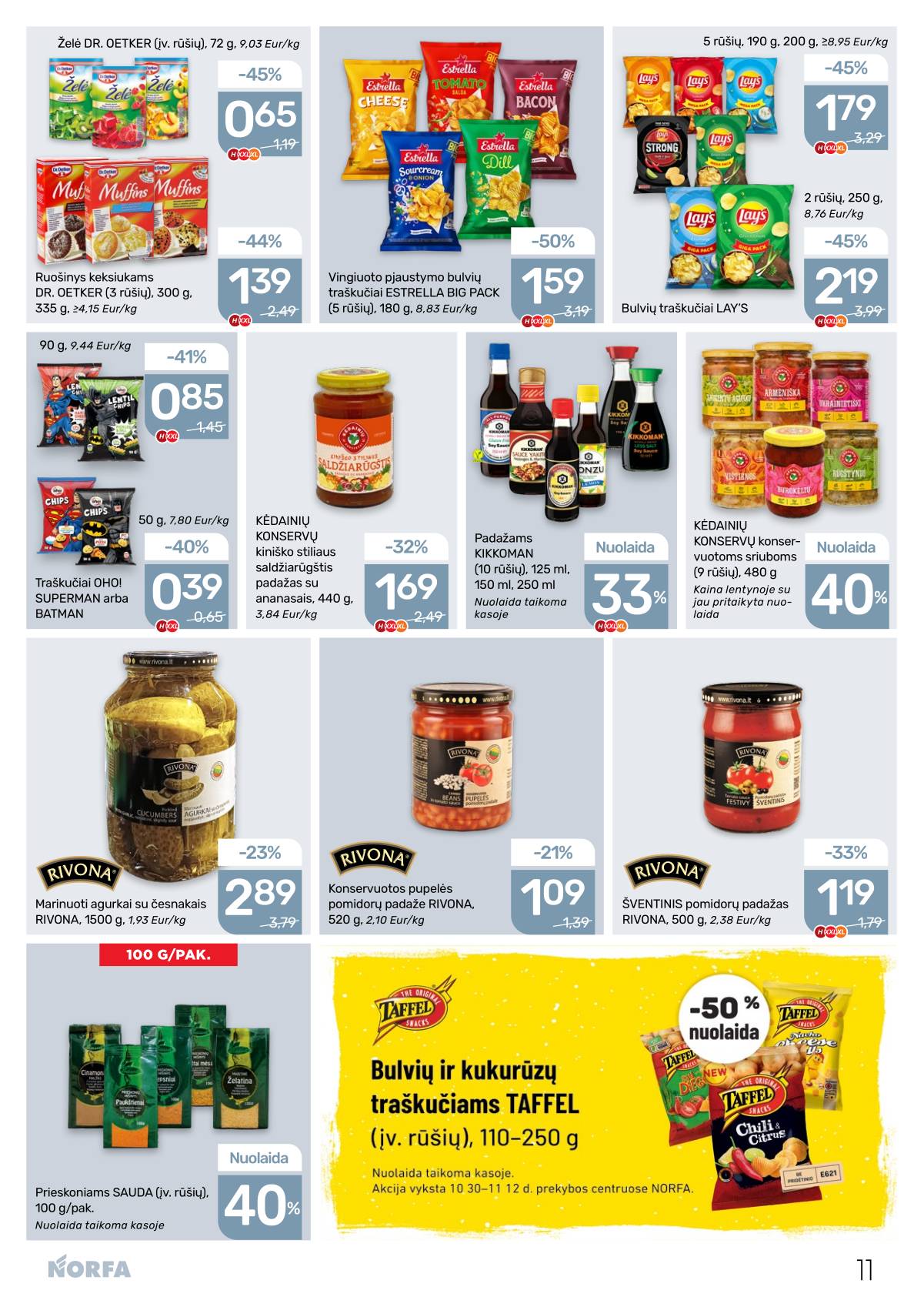 Norfa - NORFA Akcijų leidinys  Nr. 23 | 2025-10-30 - 2025-11-12 11 puslapis