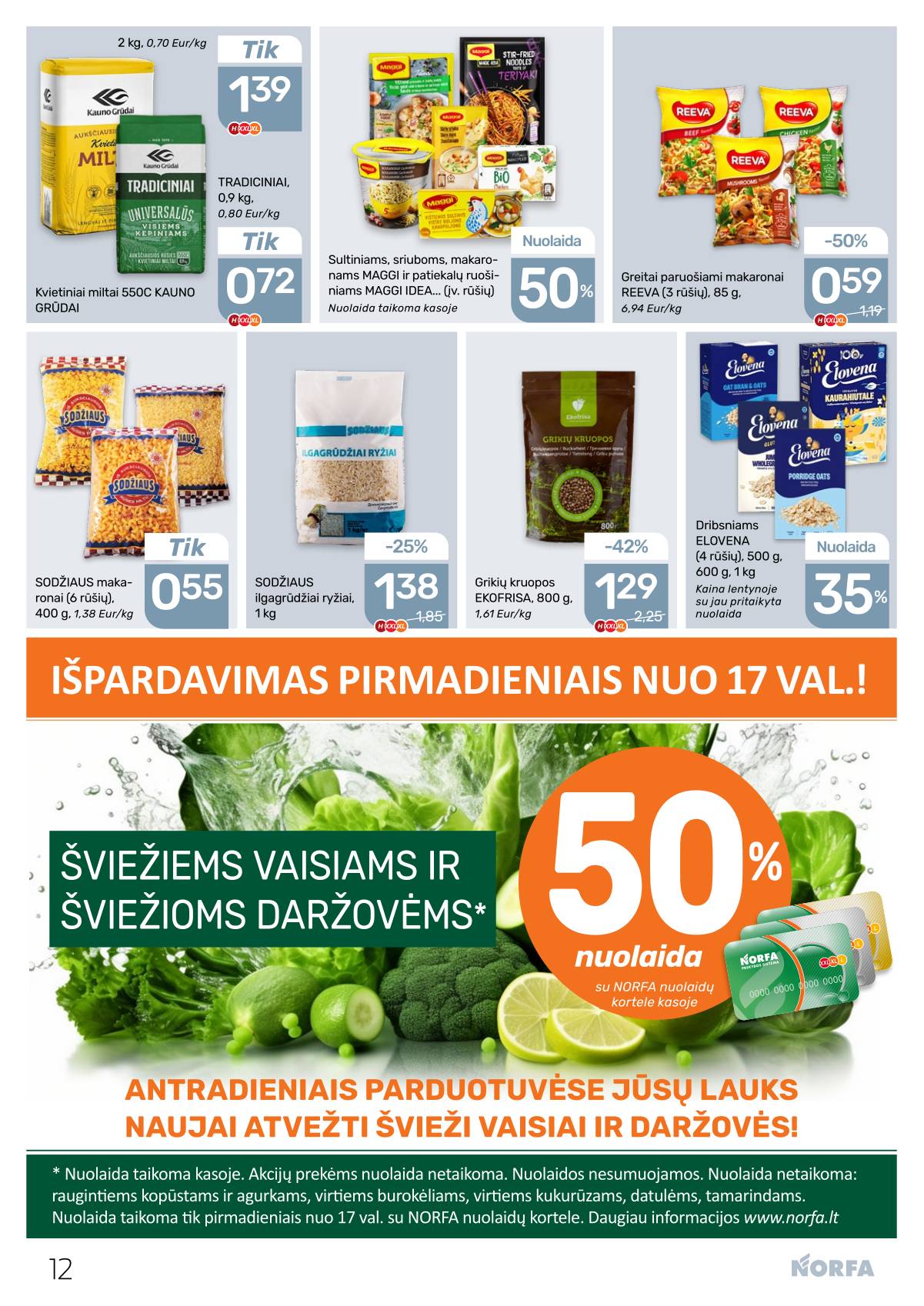 Norfa - NORFA Akcijų leidinys  Nr. 23 | 2025-10-30 - 2025-11-12 12 puslapis