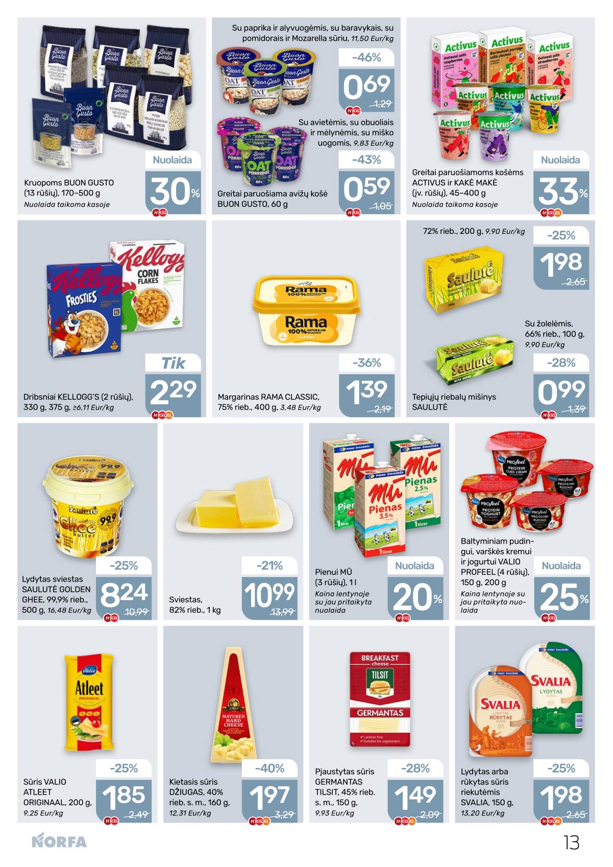 Norfa - NORFA Akcijų leidinys  Nr. 23 | 2025-10-30 - 2025-11-12 13 puslapis