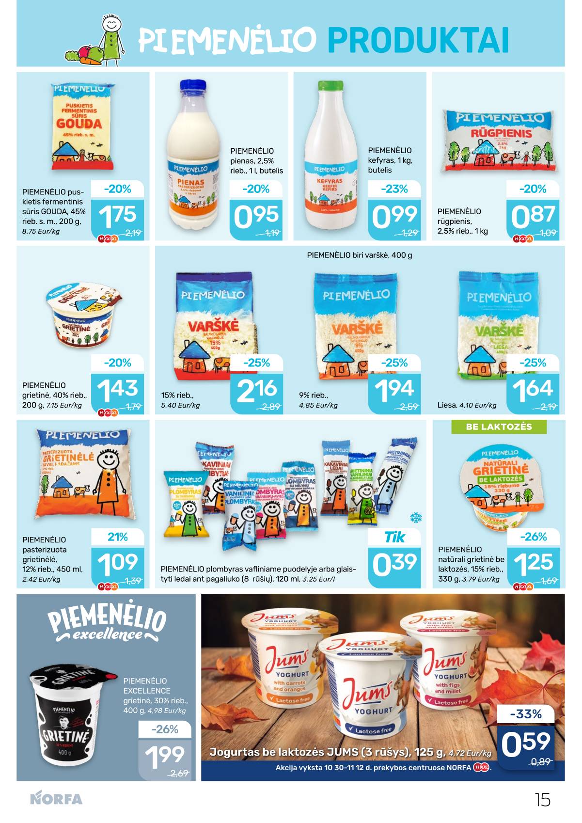 Norfa - NORFA Akcijų leidinys  Nr. 23 | 2025-10-30 - 2025-11-12 15 puslapis
