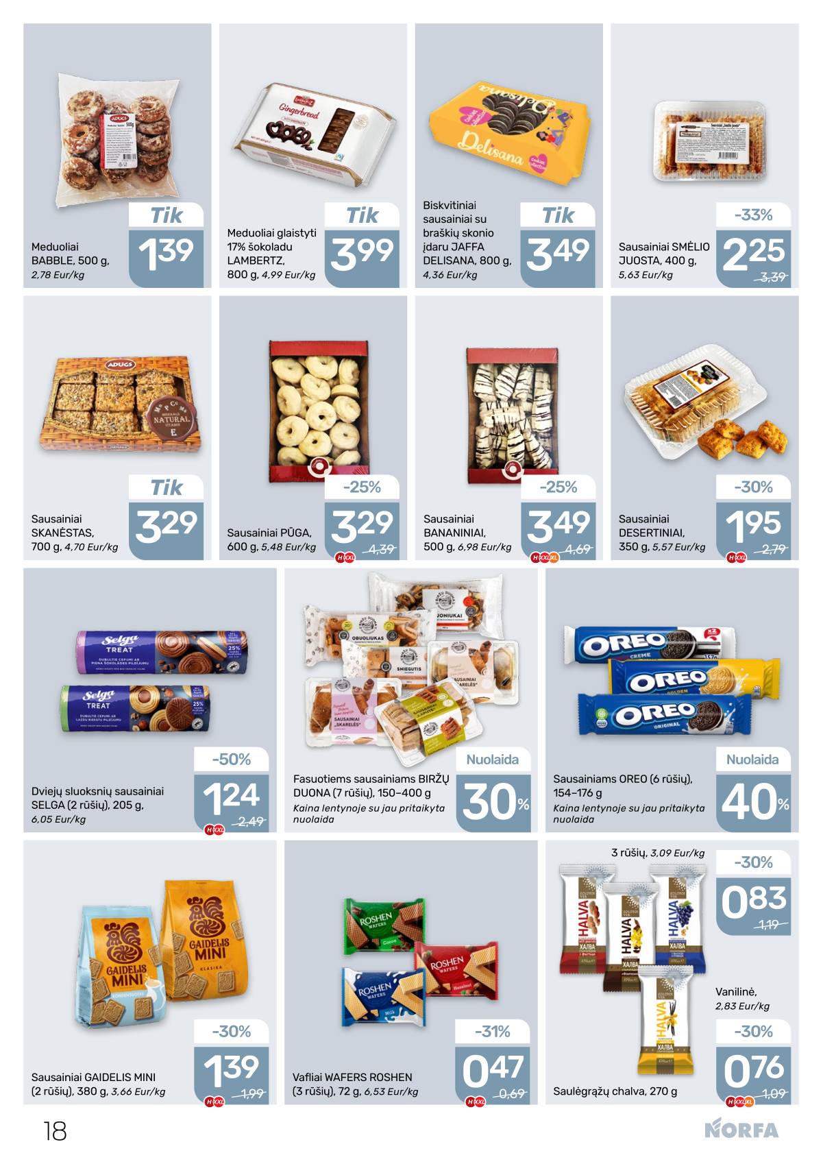 Norfa - NORFA Akcijų leidinys  Nr. 23 | 2025-10-30 - 2025-11-12 18 puslapis