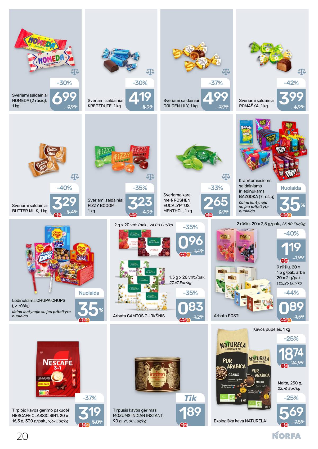 Norfa - NORFA Akcijų leidinys  Nr. 23 | 2025-10-30 - 2025-11-12 20 puslapis