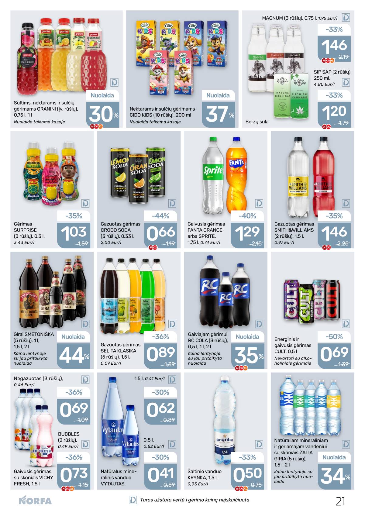 Norfa - NORFA Akcijų leidinys  Nr. 23 | 2025-10-30 - 2025-11-12 21 puslapis