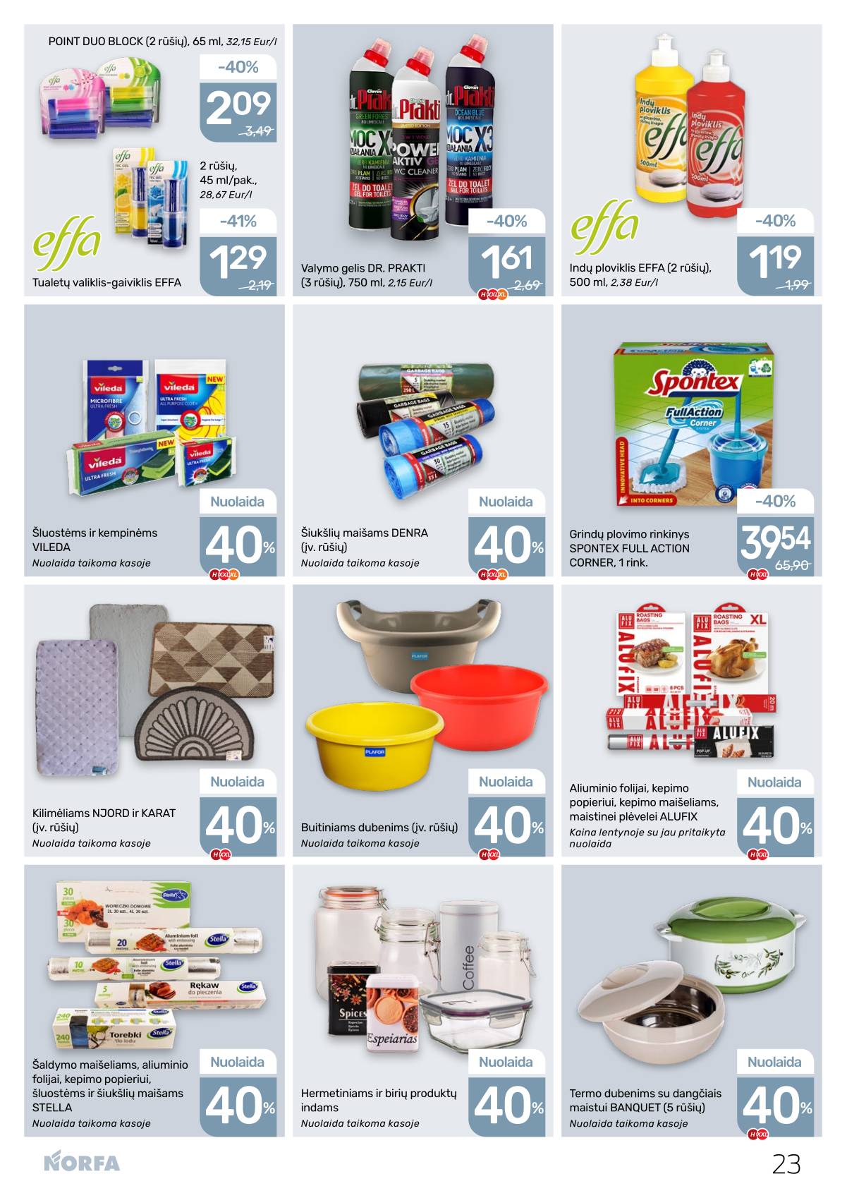 Norfa - NORFA Akcijų leidinys  Nr. 23 | 2025-10-30 - 2025-11-12 23 puslapis