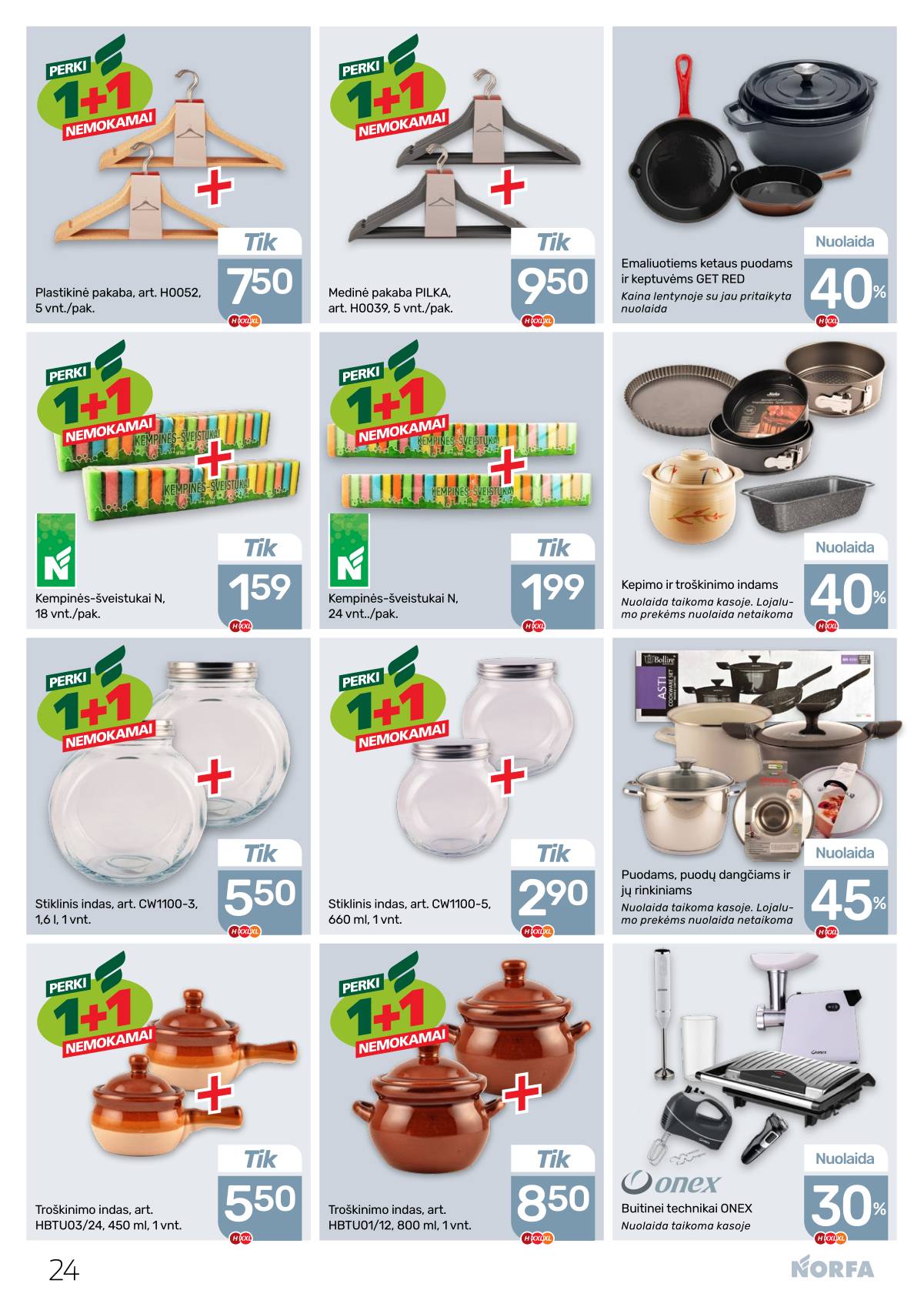 Norfa - NORFA Akcijų leidinys  Nr. 23 | 2025-10-30 - 2025-11-12 24 puslapis