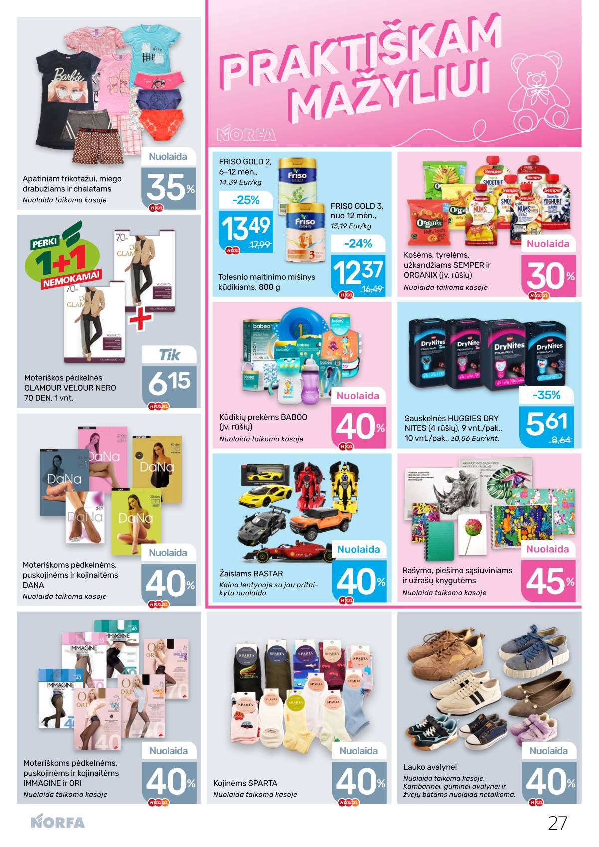 Norfa - NORFA Akcijų leidinys  Nr. 23 | 2025-10-30 - 2025-11-12 27 puslapis