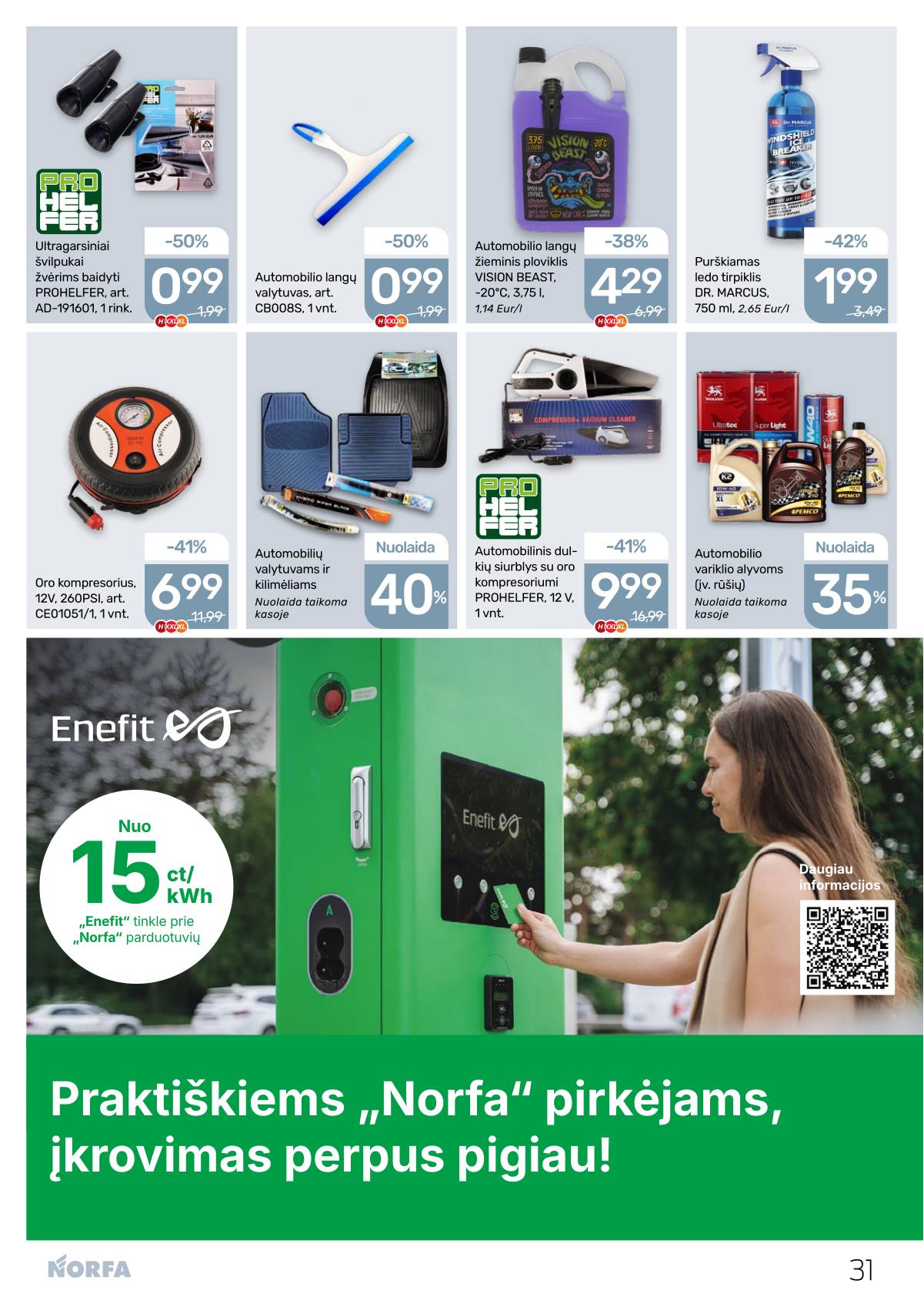 Norfa - NORFA Akcijų leidinys  Nr. 23 | 2025-10-30 - 2025-11-12 31 puslapis