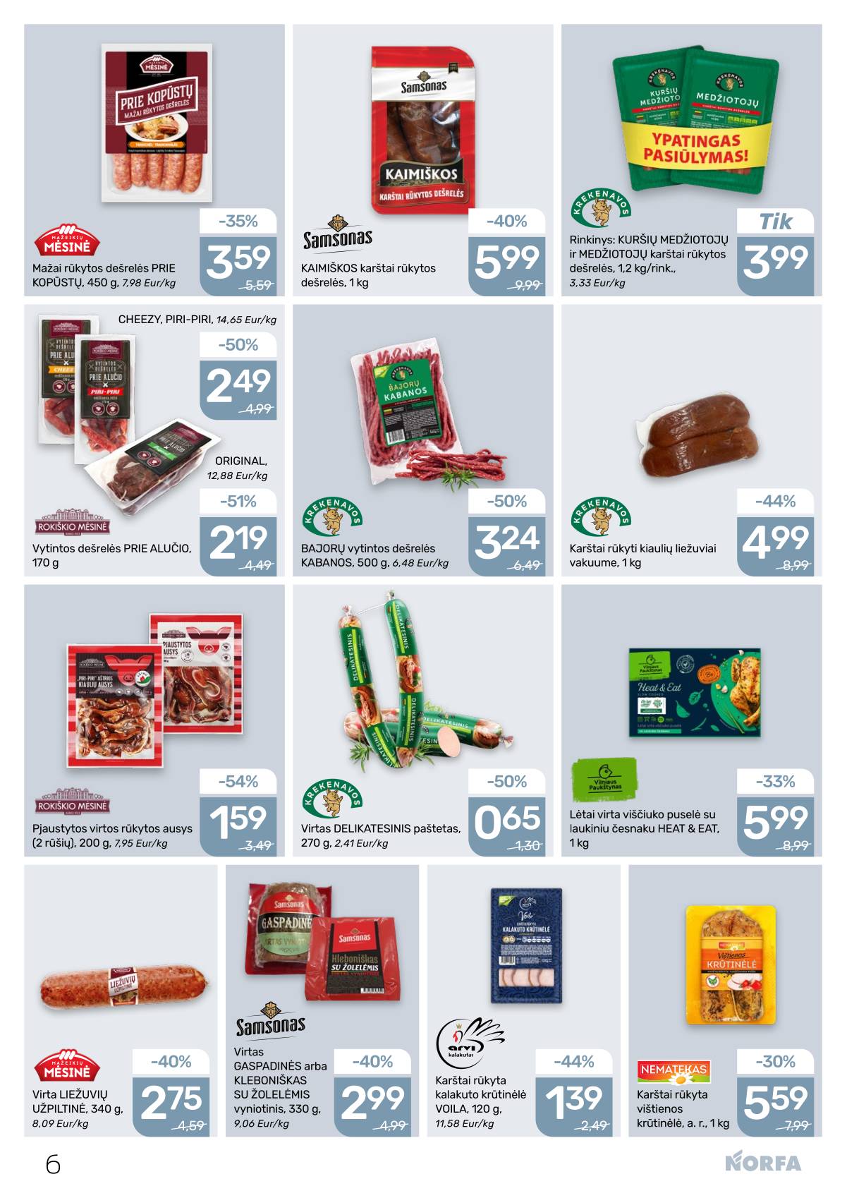 Norfa - NORFA Akcijų leidinys  Nr. 23 | 2025-10-30 - 2025-11-12 6 puslapis