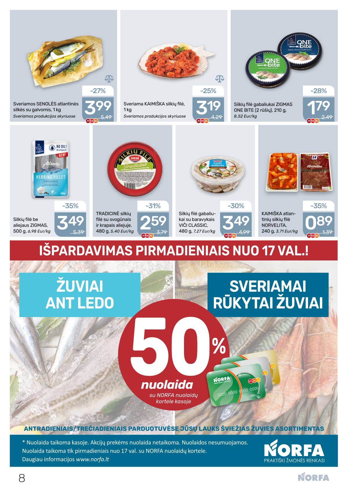 Norfa - NORFA Akcijų leidinys  Nr. 23 | 2025-10-30 - 2025-11-12 8 puslapis