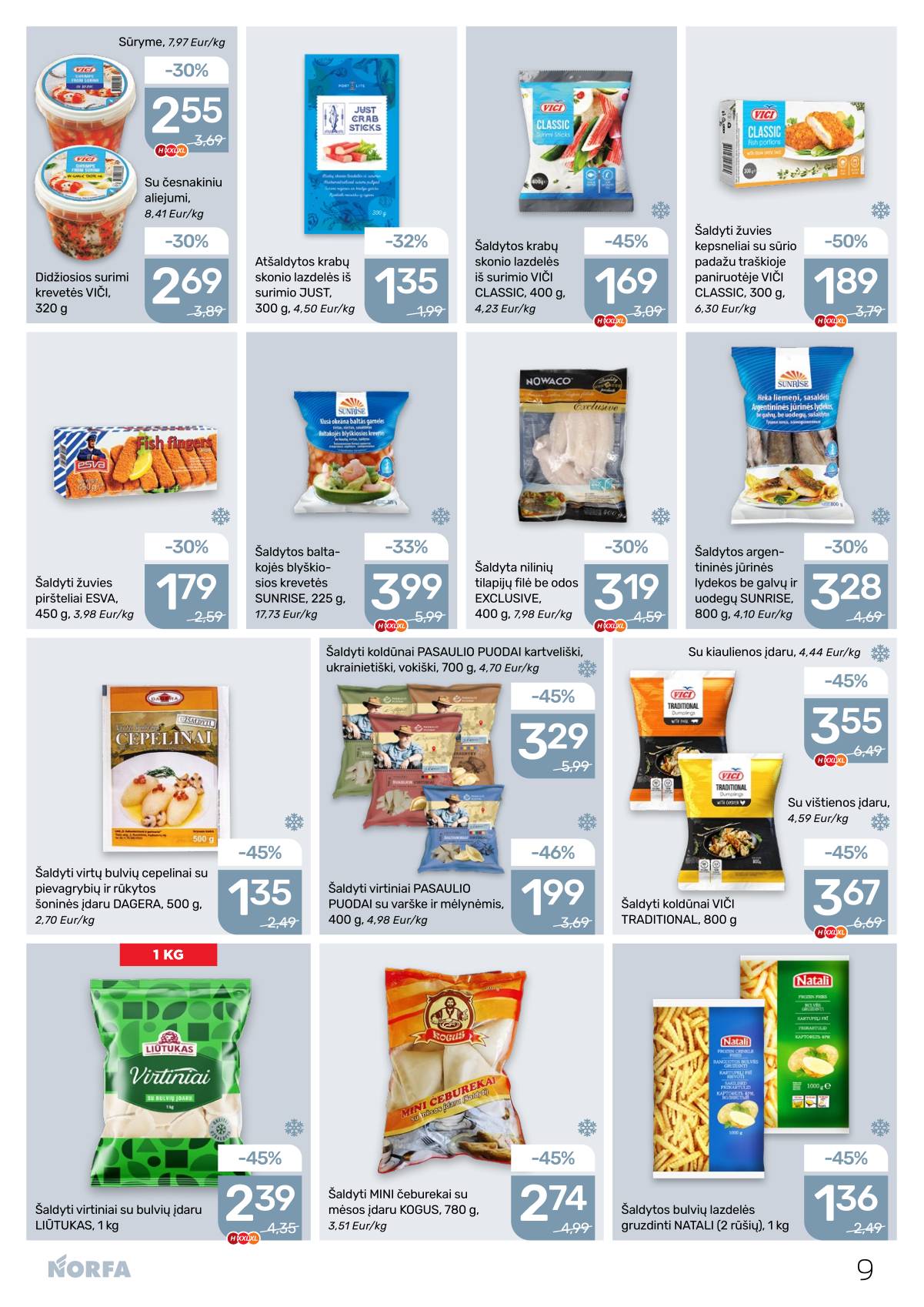 Norfa - NORFA Akcijų leidinys  Nr. 23 | 2025-10-30 - 2025-11-12 9 puslapis