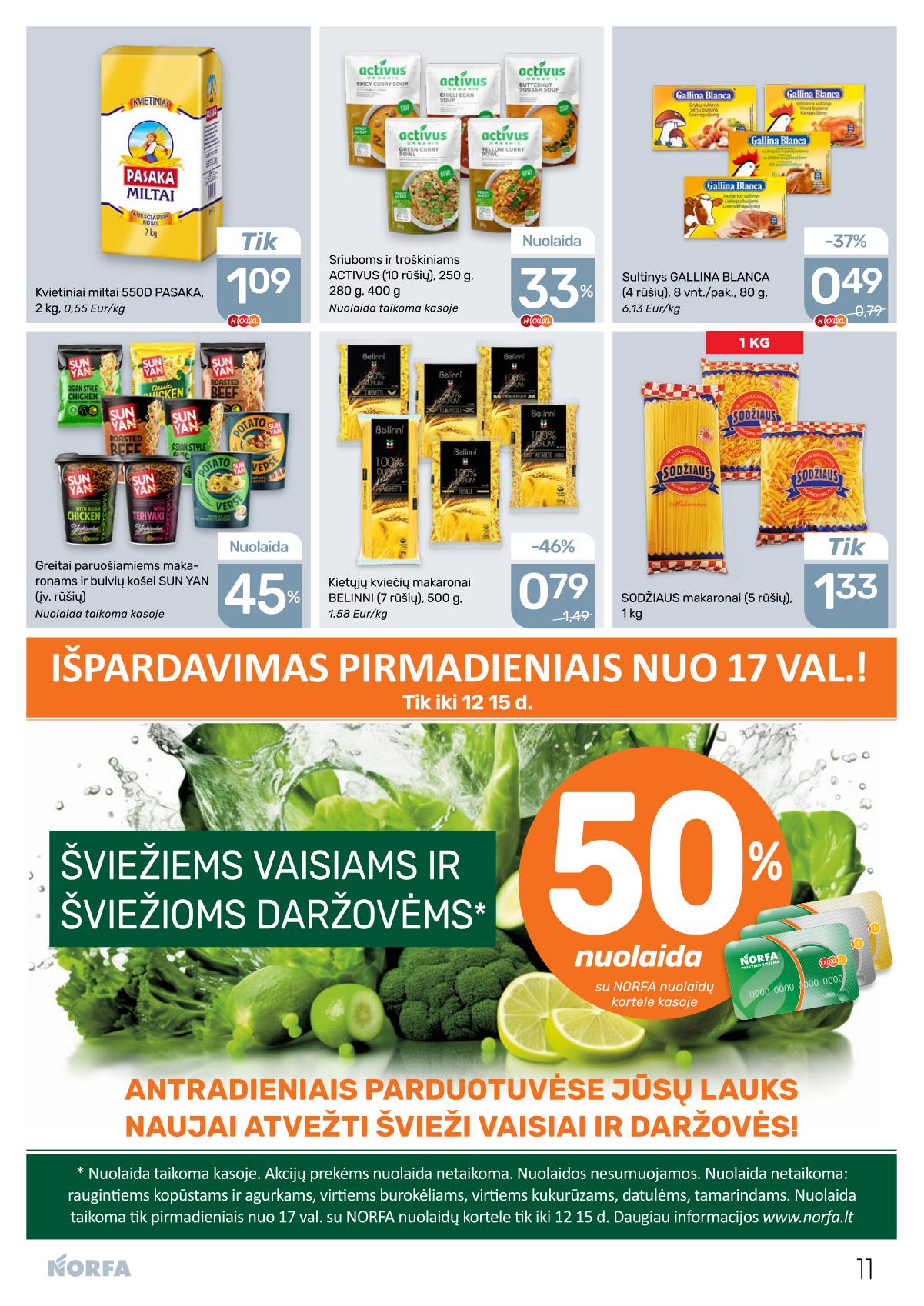 Norfa - Akcijų leidinys NORFA Nr. 24 (498) 11 puslapis