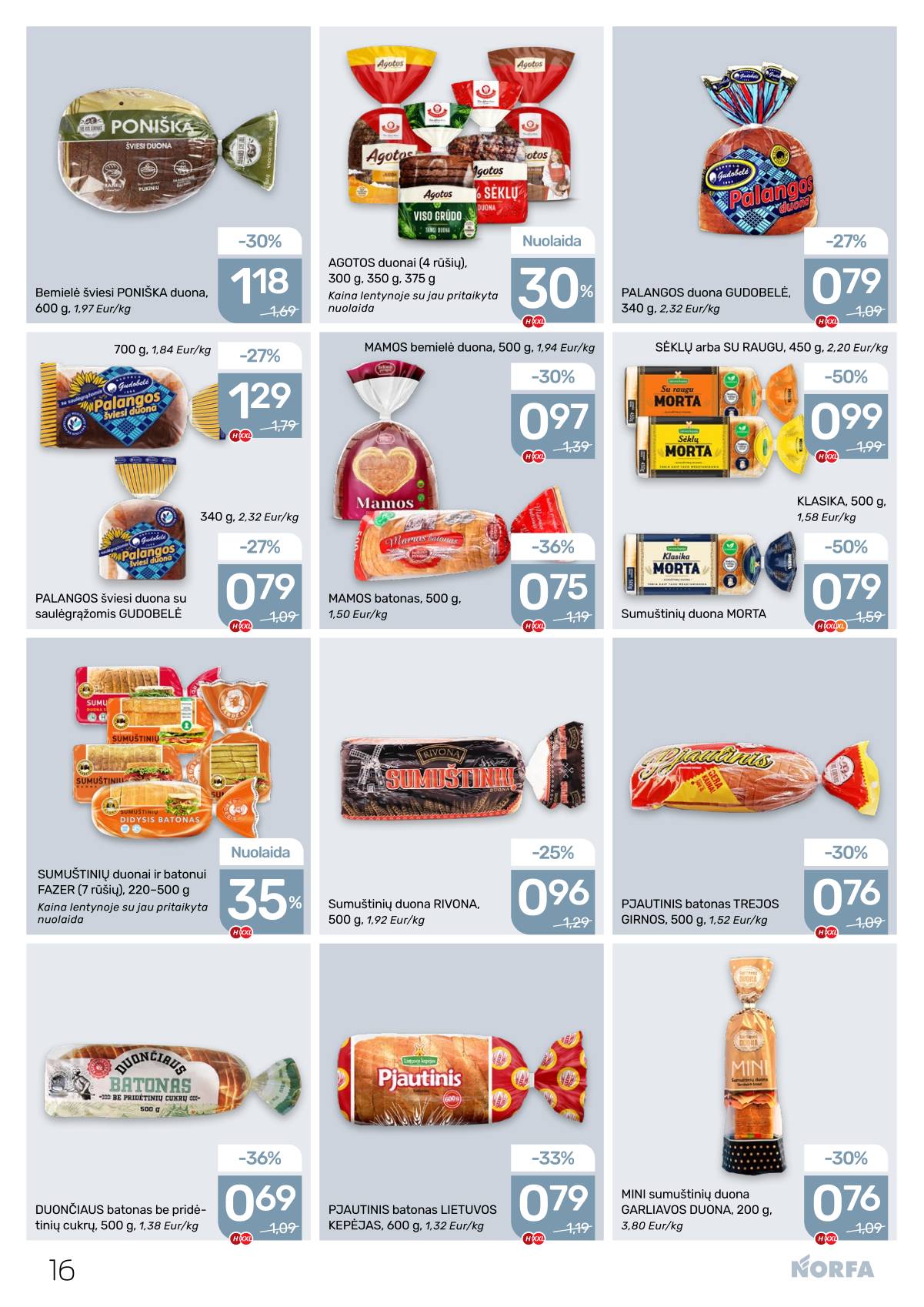 Norfa - Akcijų leidinys NORFA Nr. 24 (498) 16 puslapis