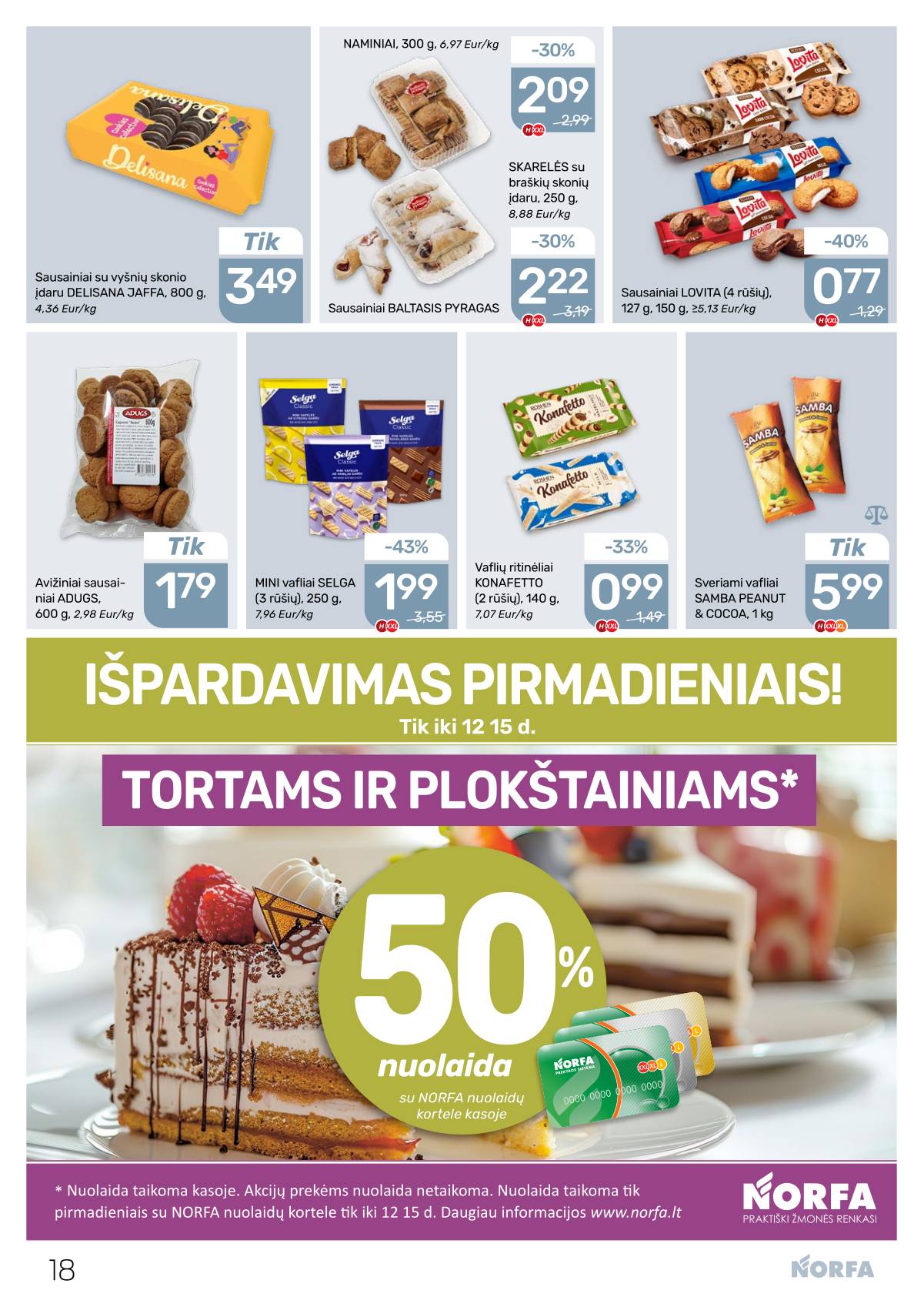 Norfa - Akcijų leidinys NORFA Nr. 24 (498) 18 puslapis