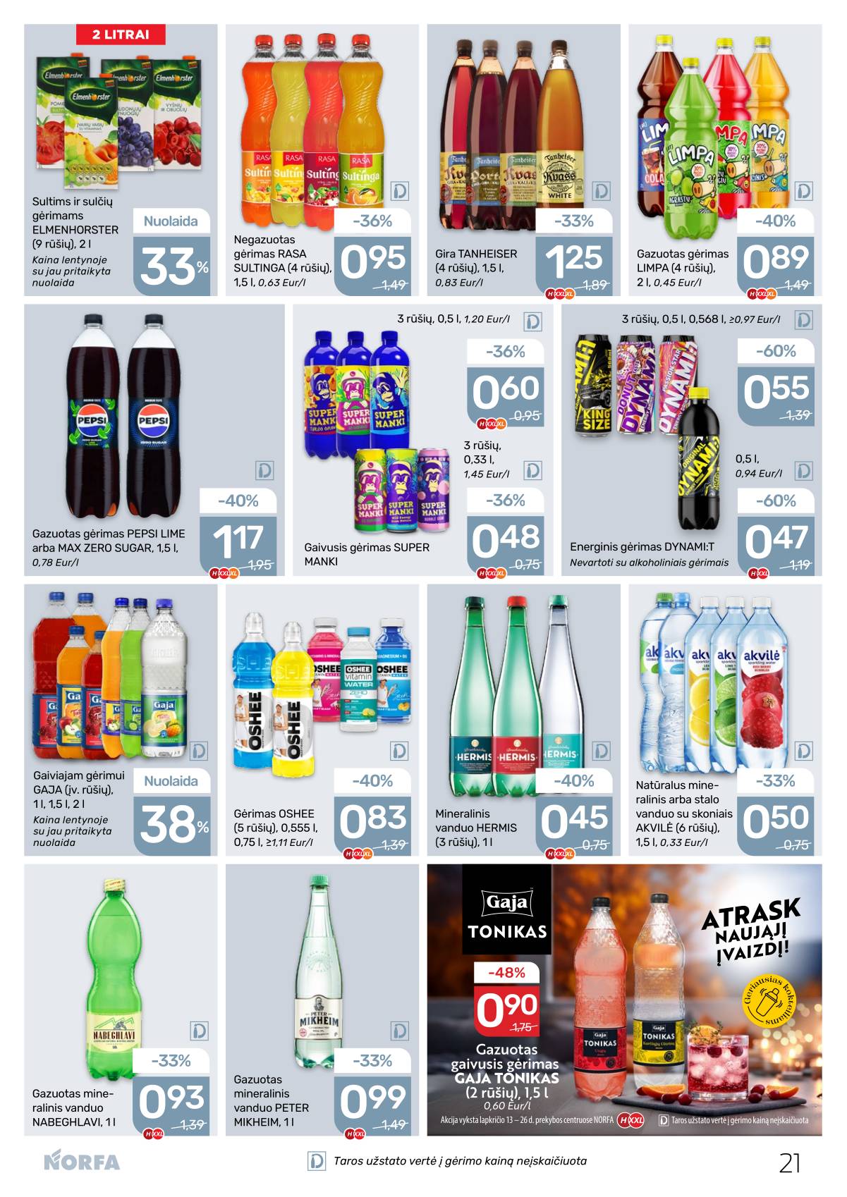 Norfa - Akcijų leidinys NORFA Nr. 24 (498) 21 puslapis