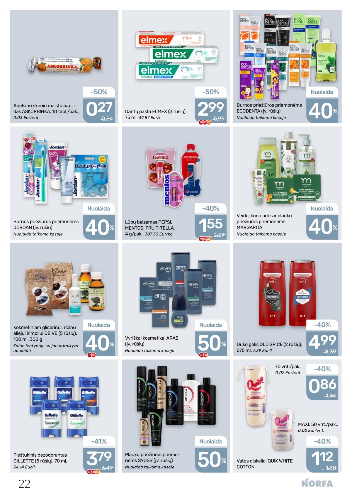 Norfa - Akcijų leidinys NORFA Nr. 24 (498) 22 puslapis