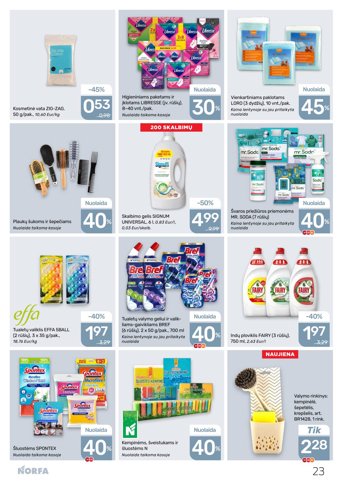 Norfa - Akcijų leidinys NORFA Nr. 24 (498) 23 puslapis