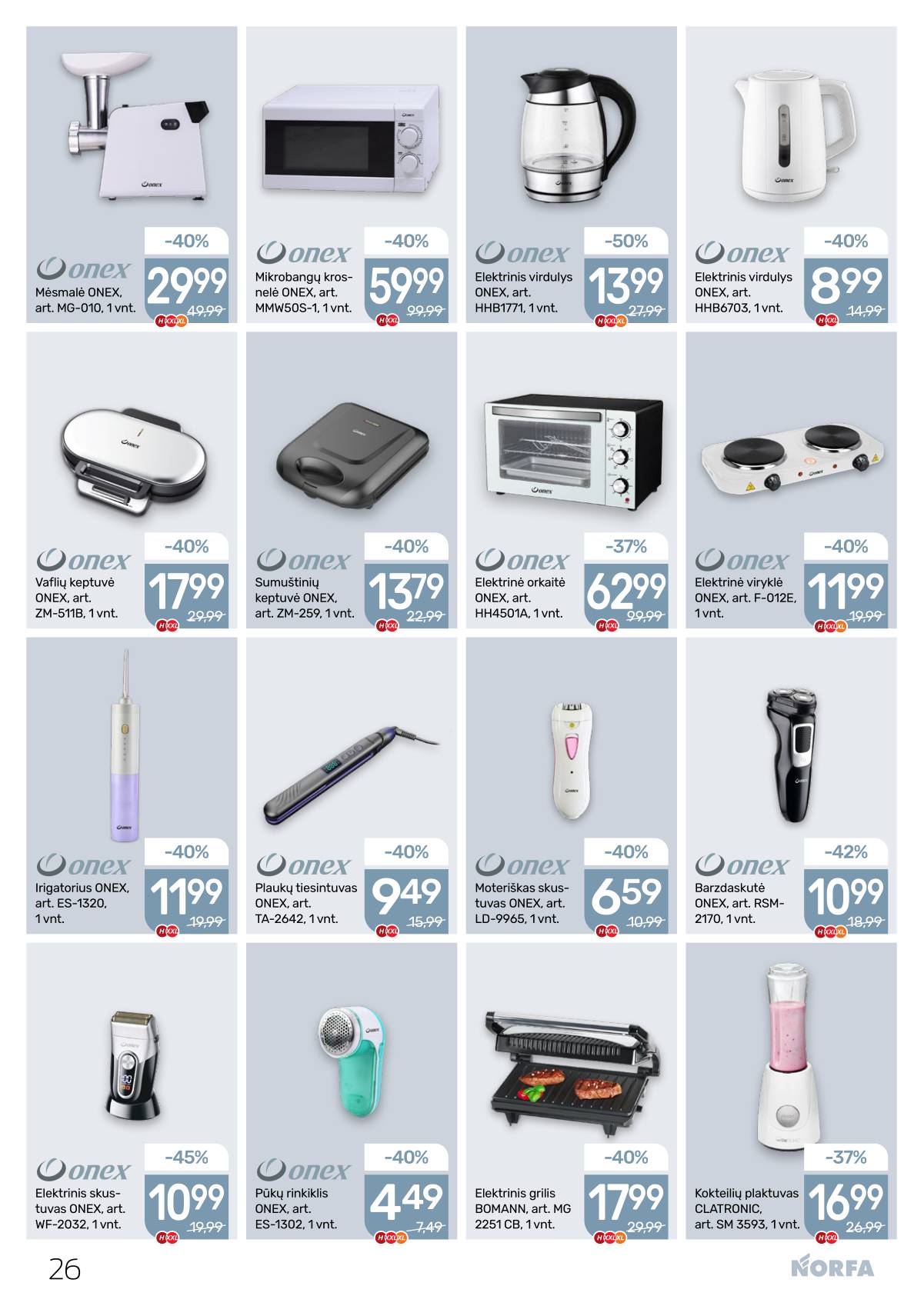 Norfa - Akcijų leidinys NORFA Nr. 24 (498) 26 puslapis