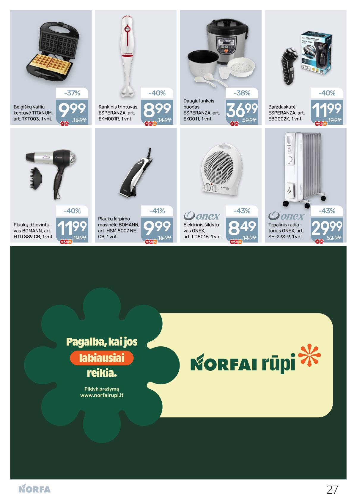 Norfa - Akcijų leidinys NORFA Nr. 24 (498) 27 puslapis