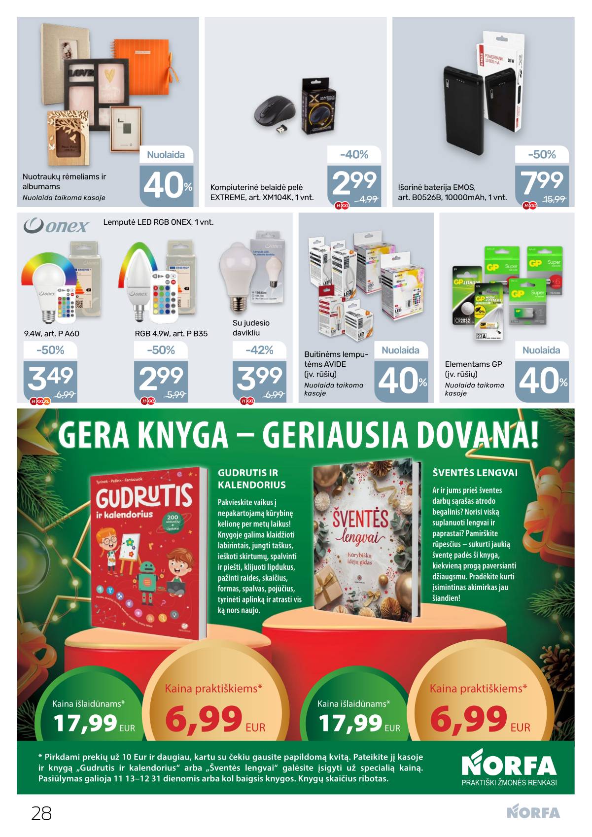 Norfa - Akcijų leidinys NORFA Nr. 24 (498) 28 puslapis