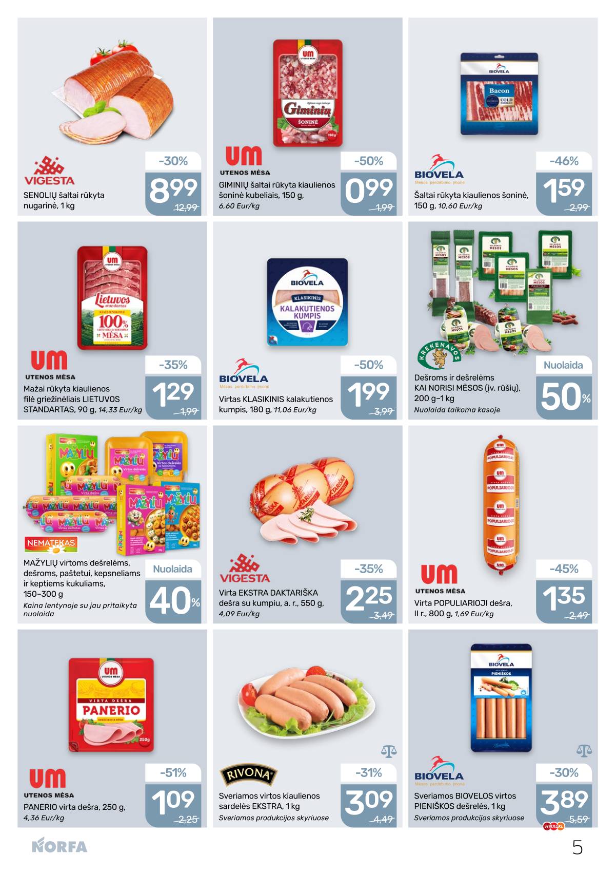 Norfa - Akcijų leidinys NORFA Nr. 24 (498) 5 puslapis