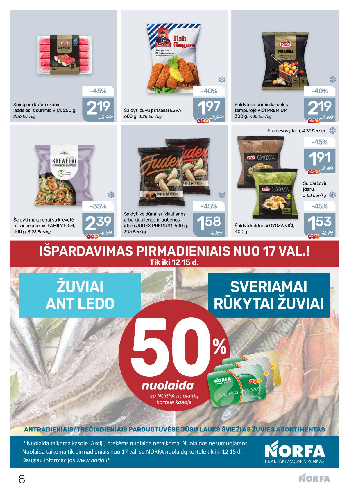 Norfa - Akcijų leidinys NORFA Nr. 24 (498) 8 puslapis