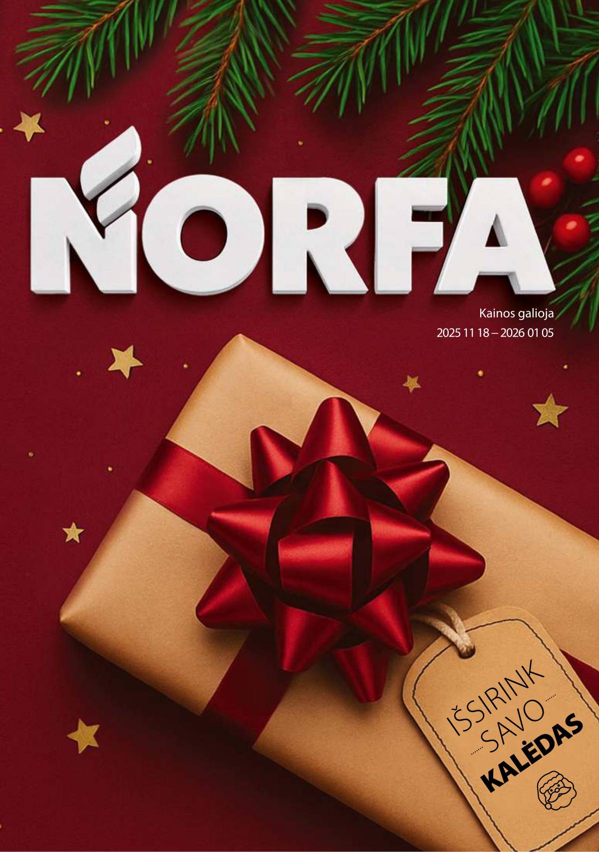 Norfa - IŠSIRINK SAVO KALĖDAS 1 puslapis