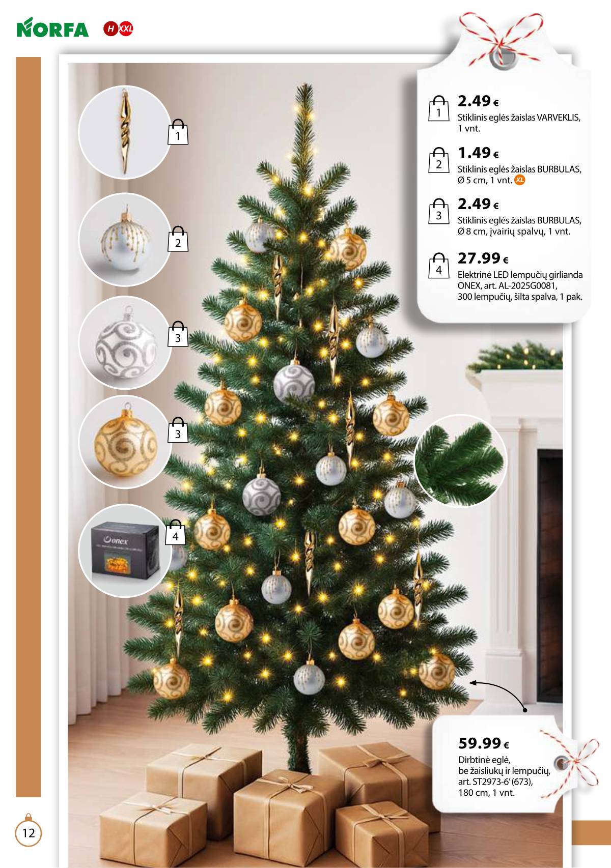 Norfa - IŠSIRINK SAVO KALĖDAS 12 puslapis